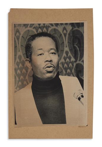 (BLACK PANTHERS.) Group of 5 press photographs of Eldridge Cleaver.